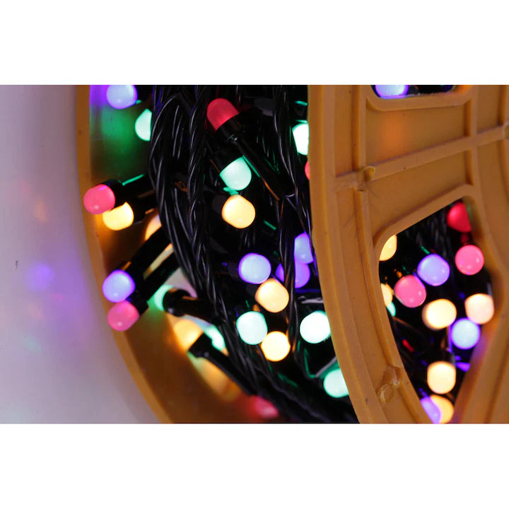 Instalatie de Craciun Multicolor AT PERFORMANCE®, Tip Rola, MENTON, Liniara, 50m, 500 leduri 6025RB / ghirlanda lunga, Utilizare Exterior-Interior, Model A100.